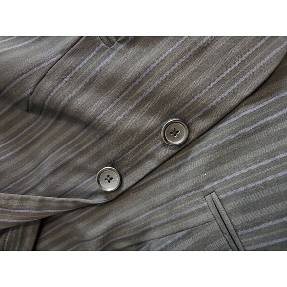 Express Design Studio Womens Sz 6 Blazer Suit Jacket Dark Grey Classic Career - Picture 4 of 4